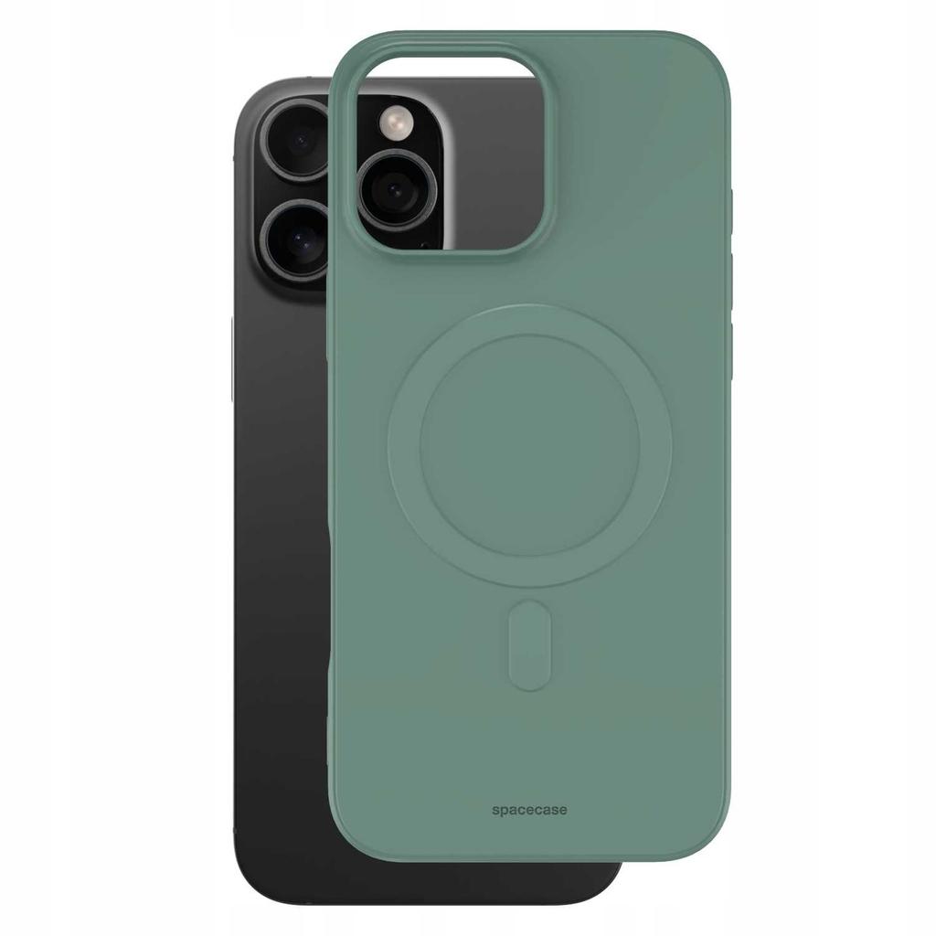 Sc Silicone Magnetic Case Iphone 16 Pro Max Green