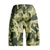 Herren Tarnung Cargo-Shorts mit Kordelzug Taille Verstellbare Passform Mehrere Taschen Utility Arbeitskleidung Outdoor Freizeitshorts