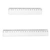 5 Pcs 15cm 20cm Clear Ruler Measuring Ruler Plastic Ruler Straight Ruler Multifunctional Rulers Drawing Tool