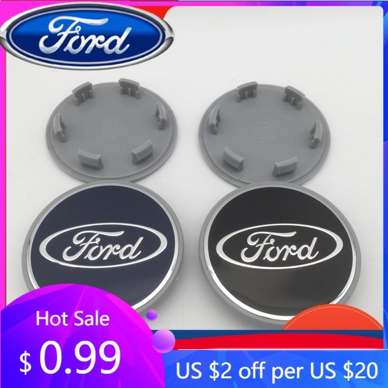 New 2026 Car Sticker Hot For Ford New 4pcs 3D for ford 63mm 62mm Car emblem Wheel hub Center Cap Badge covers sticker Decal styl