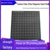 3D Printer Magnetic Steel Heated Bed Platform with Carbon Fiber Print Sticker