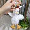 New Cute 12Cm Plush Keychain High Quality Squeaky Layer Chicken Plush Chicken Pendant Bag Charm Kids