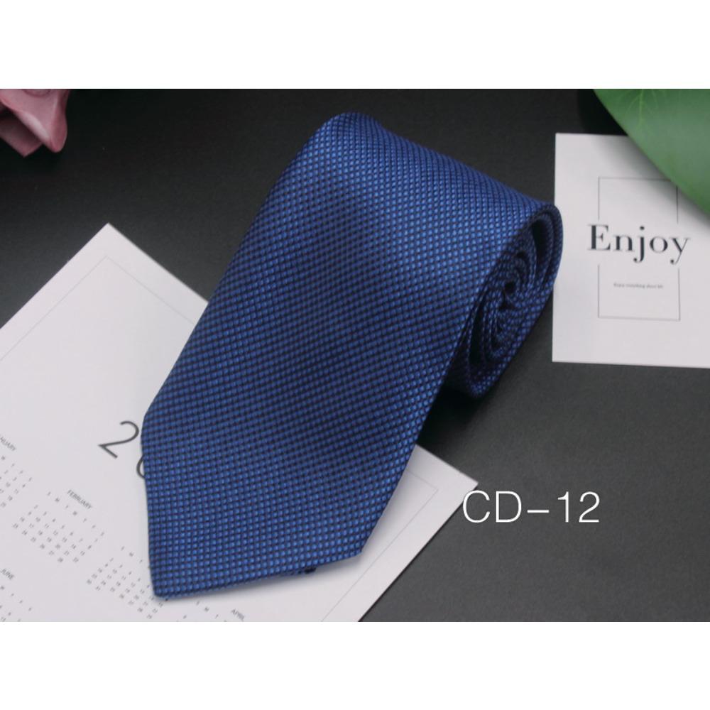 Men's Business Tie 8cm Professional Dress Interview Striped Tie Stylish Business-style Ties Navy Black Multi-colorTraditional Hand-knotted Design