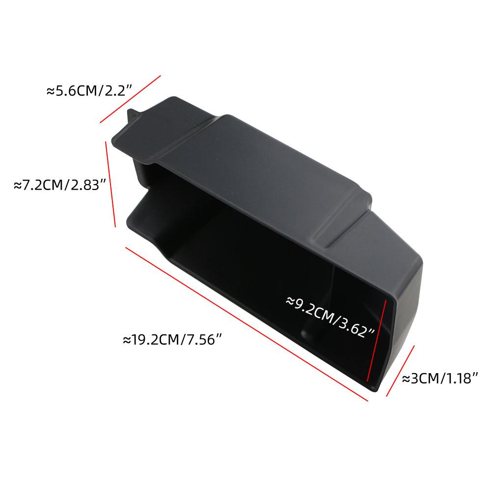 Car Center Console Armrest Storage Box for Peugeot 208 E208 2020-2024 ABS Interior Upgrade Accessories Organizer Tray
