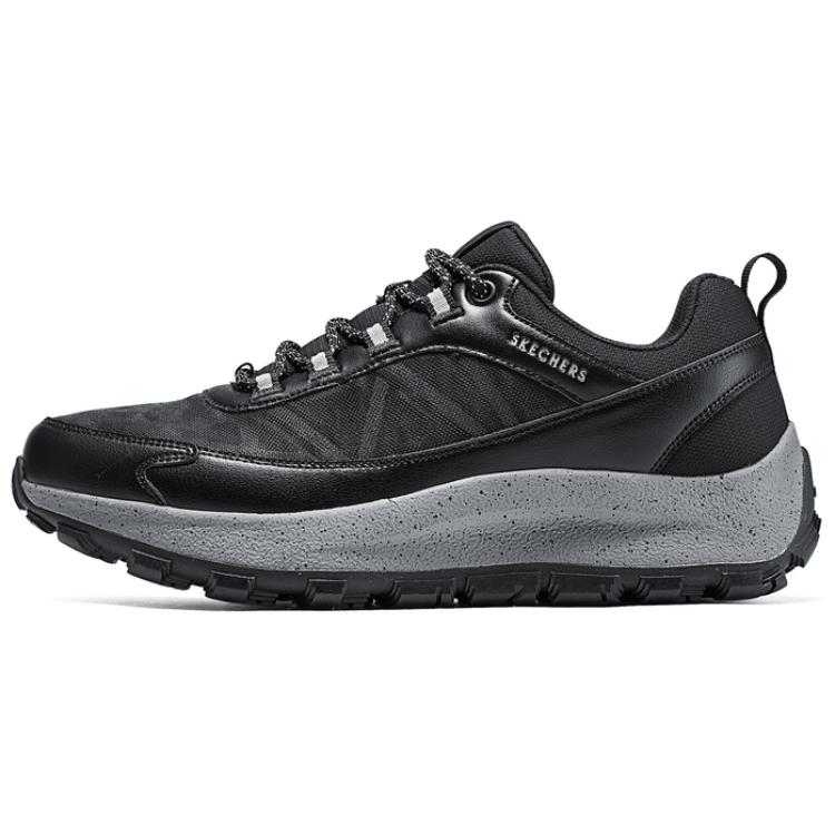 Skechers Outdoor Men Black Low Top Running Shoes Comfort Versatile 183275-BLK 41