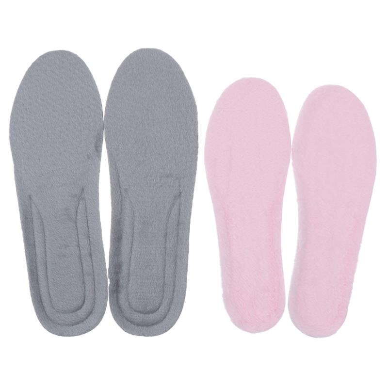 

1 пара теплых плюшевых стелек для женщин и мужчин, зимние утолщенные термальные мягкие овечьи шерстяные стельки для обуви, зимние ботинки, спортивные вставки