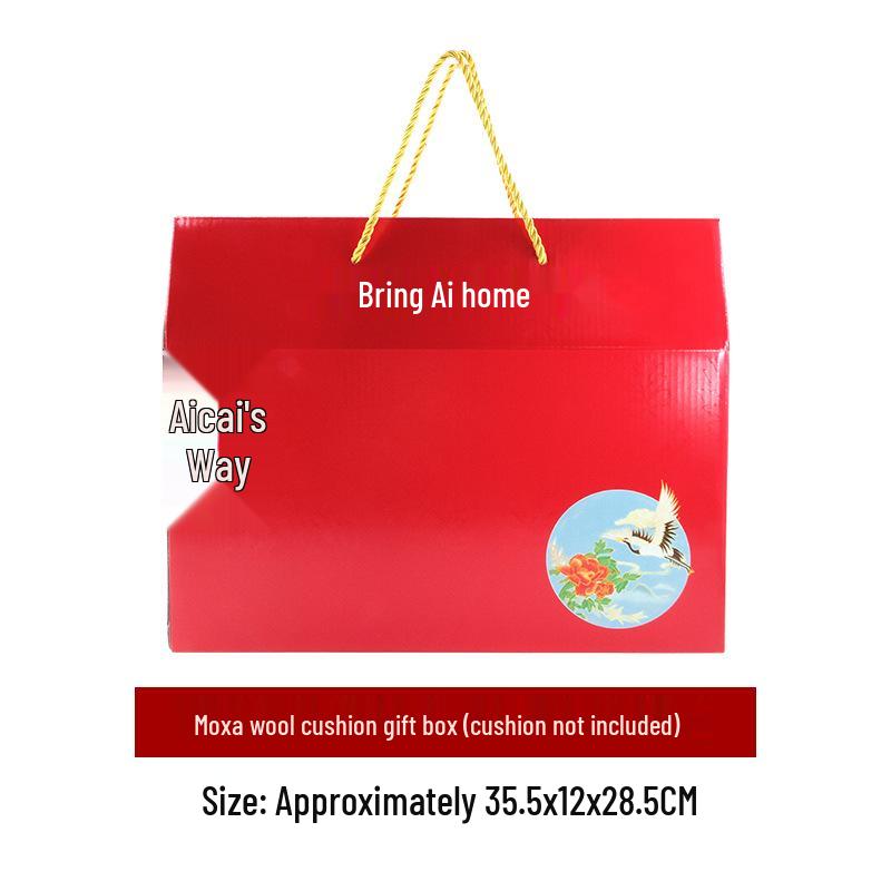 Wanytang Electric Heating Moxa Wool Cushion - Velvet Mugwort Hot Compress Pad for Office and Home