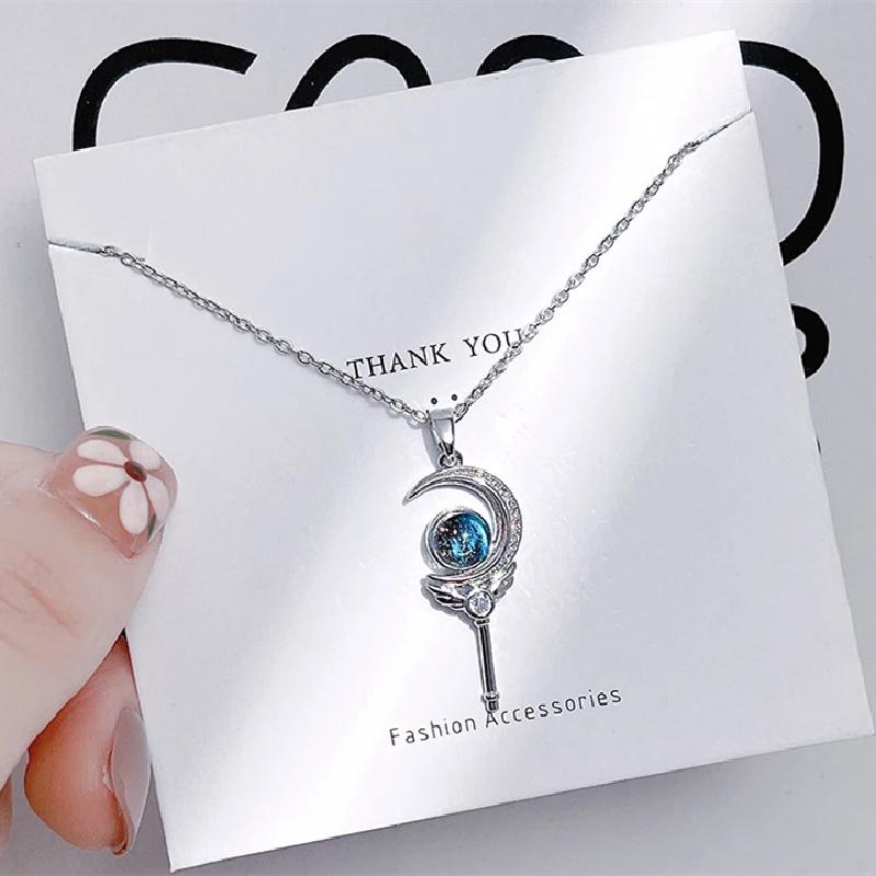 1 Stück Luxus Kühle Brise Tulpen Serie Vergoldeter Kupferanhänger mit Edelstahlkette Kombination von Halsketten