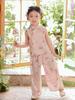 2026 Girls' Summer Chinese Style Sleeveless Qipao Set with Stand-up Collar