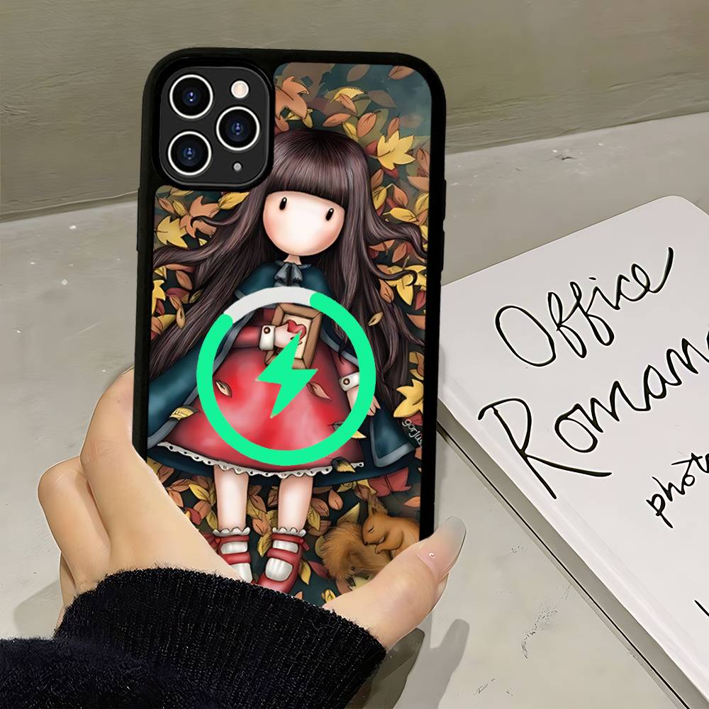 Japan Santoro G-Gorjuss Magnetic Wireless Phone Case For IPhone 17 16 15 14 Plus 13 12 11 Pro Max