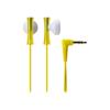 Audio-Technica JUICY In-Ear Headphones, Yellow, ATH-J100 YL
