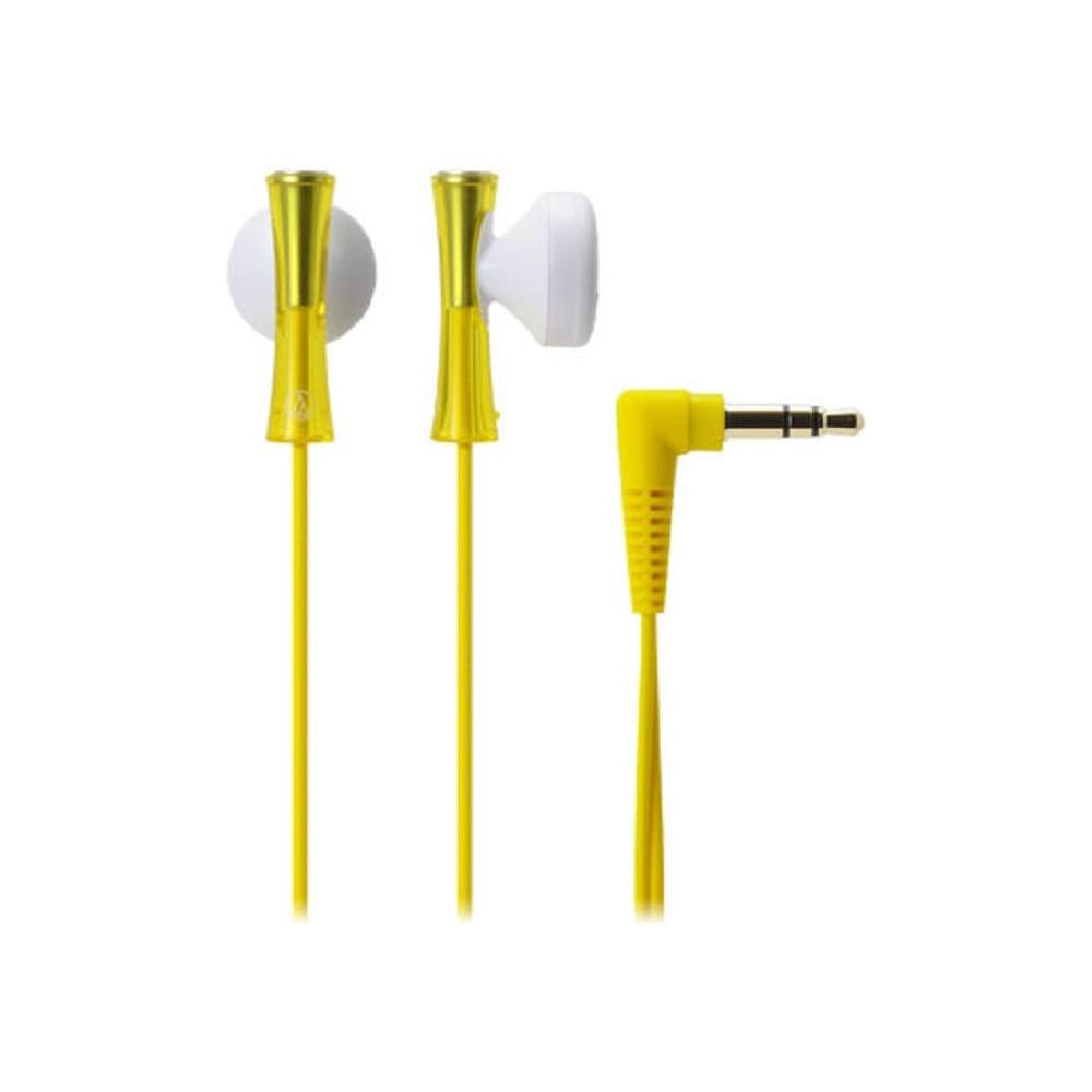 Audio-Technica JUICY In-Ear Headphones, Yellow, ATH-J100 YL