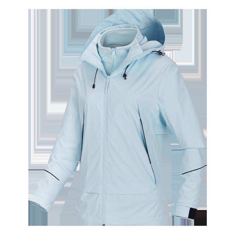 Hard Shell Waterproof Breathable Mountaineering Suit for Couples - Women's and Men's Outdoor Travel Sports Outfit