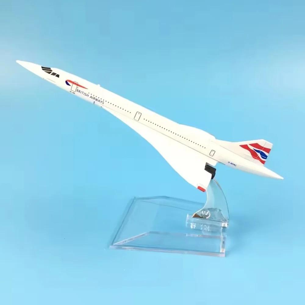 15/20 см Литой Металл Air France British Concorde Модель Самолета Самолет Самолет Игрушка для Дисплея Коллекции 16cm British Concorde