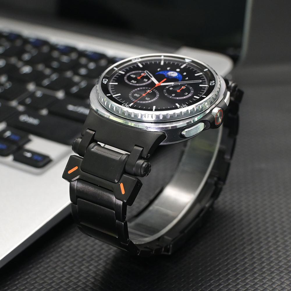 No Gaps Titanium Band for Samsung Galaxy Watch Ultra 2025 47mm Luxury Strap For galaxy watch 8 Classic 46mm 8 44mm 40mm Bracelet