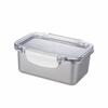 304 Stainless Steel Food Storage Container Airtight Microwave Safe Bento Box with Lock