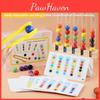 Clip Test Wooden Beads Color Cognition Puzzle Toy For Preschoolers
