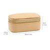 Vintage Necklace Ring Case Zipper Earring Organizer Lightweight Mini Portable Jewelry Box  Outdoor