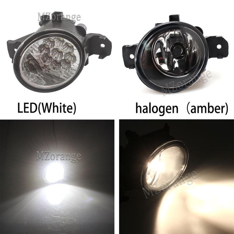 2pcs Led Fog Lights Assembly for Renault Symbol Clio Master Laguna Grand 1998-2014 2015 Halogen Headlights DRL Car Accessories