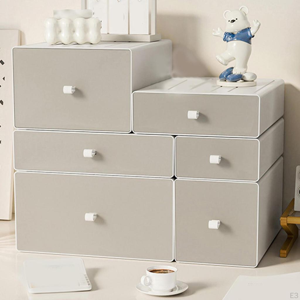 Desktop Storage Box Desk Organizer Drawer Table Organization for Office Dorm Versatile Functional