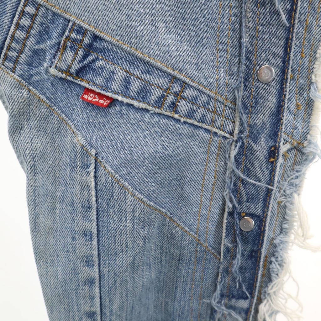 JUNGLE CAT made in Japan Flare denim pants 7 Wash blue jeans Women Used