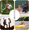 High Decibel Titanium Whistle Emergency Survival Tool with Neck Lanyard Ultralight for Hiking Camping Outdoor Adventure EDC