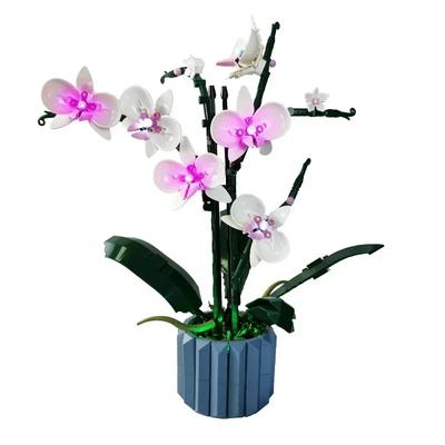 25CM LED-Licht-Kit für das 10311 Orchidee Bausteine Set (Das Modell NICHT einschließen) Bausteine Spielzeug für Kinder