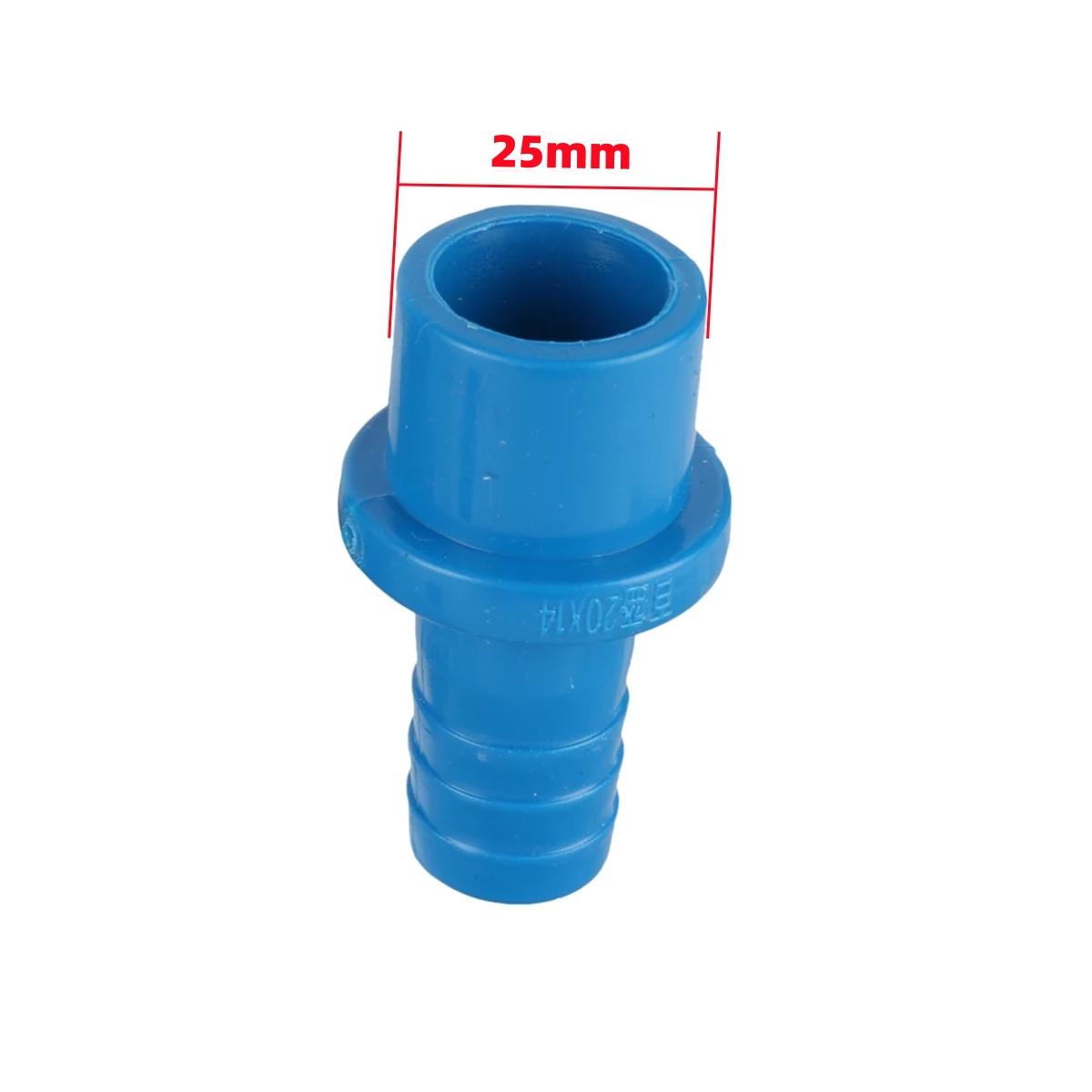 

2Pcs PVC Straight Reducing Connectors Outer Diameter25mm to 12/16/20mm Water Tank Drain Tube Joints Garden Irrigation Supplies OD25mm to 12mm синий