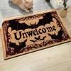 Halloween Carpet Bat Unwelcome Personality Carpet Door Mat Non-Slip Floor Mat Dark Series Outdoor Carpet Home Decoration