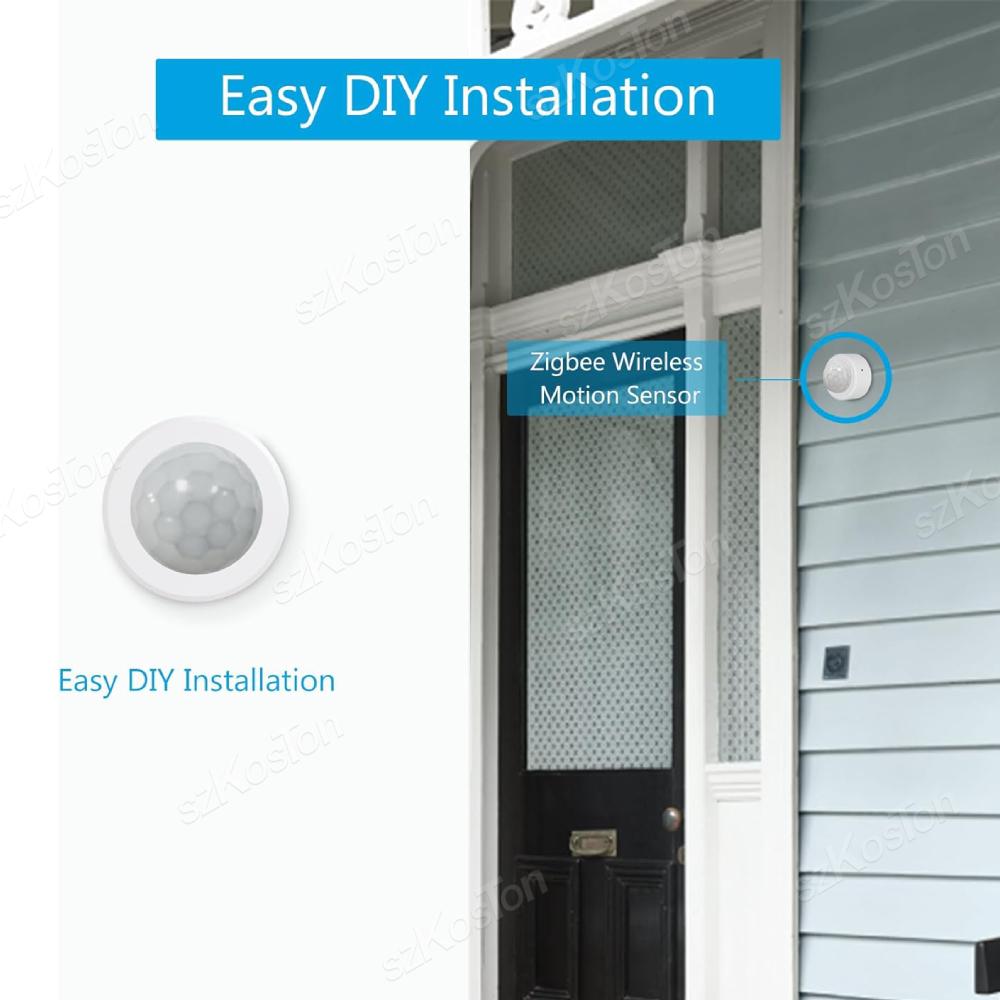 Smart ZigBee PIR Motion Sensor eWelink APP Mini Human Body Presence Detector Security Protection for Home Assistant Zigbee2MQTT