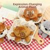 Double-Sided Plush Flipped Capybara Keychain Cartoon Capybara Doll Pendant  Birthday Party Decor