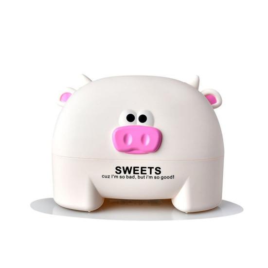 Scatola porta fazzoletti con coperchio rimovibile, forma animale, grande capacità, creativa, Mucca Maiale Auto, Porta scatola fazzoletti, Articoli per la casa
