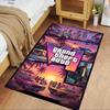 Grand Theft Auto Fußmatten Design für Flur Außenbereiche Schlafzimmer Eingangsbereich Rutschfester Teppich Büro Heimdekoration Spirituelles Geschenk