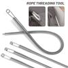 1-10Pcs Rope Threading Tool Bendable Spring Drawstring Threader Clip Drawstring Thread Multi Functional DIY Sewing Accessories