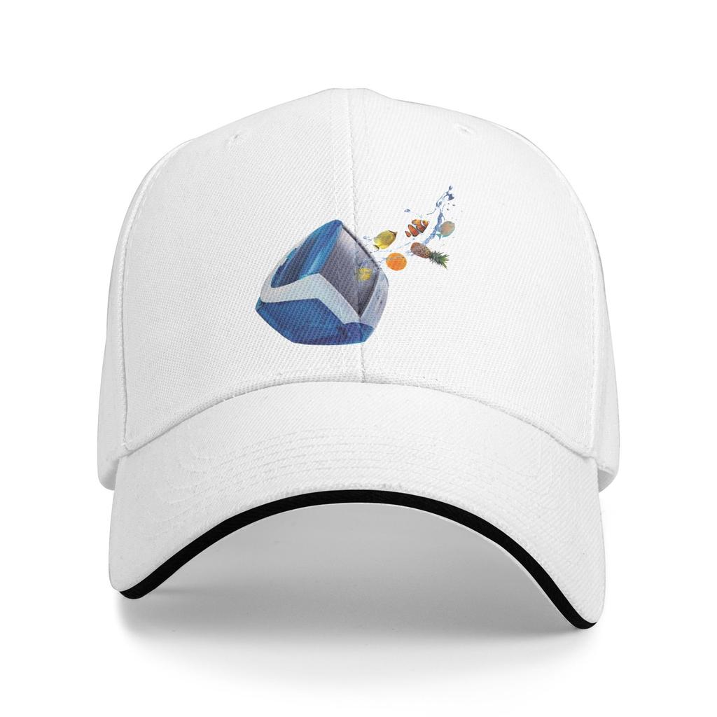 Frutiger Aero World Baseball Caps Retro Sandwich Cap Unisex Women Polyester Dad Hat Travel Gift