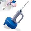 Comolife Deep Drain Cleaner Rotating Type for Cleaning Kitchen and Hair (5m Wire) - Drainpipes, Drains, Sinks, Bathrooms,