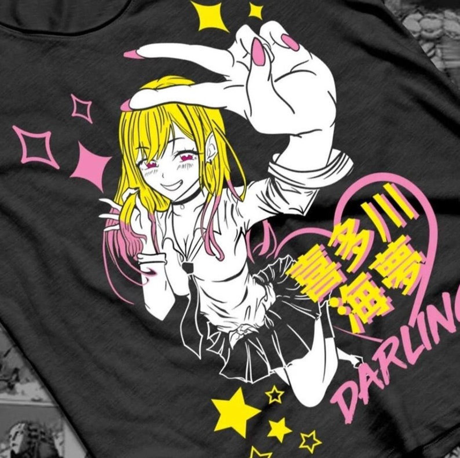 Unisex My Cosplay Darling Anime T-Shirt, Sailor Manga Waifu Graphic Tee Shirt 3XL