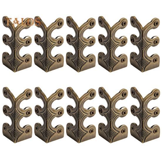 

5/10/15 шт. Защитные уголки с винтами в винтажном стиле из цельного металла для плинтусов, простая установка, защитные уголки для плинтусов 10pcs