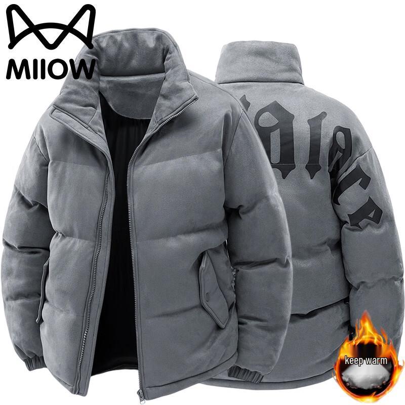 

Mao Ren Men s Stand Collar Winter Padded Jacket 3XL