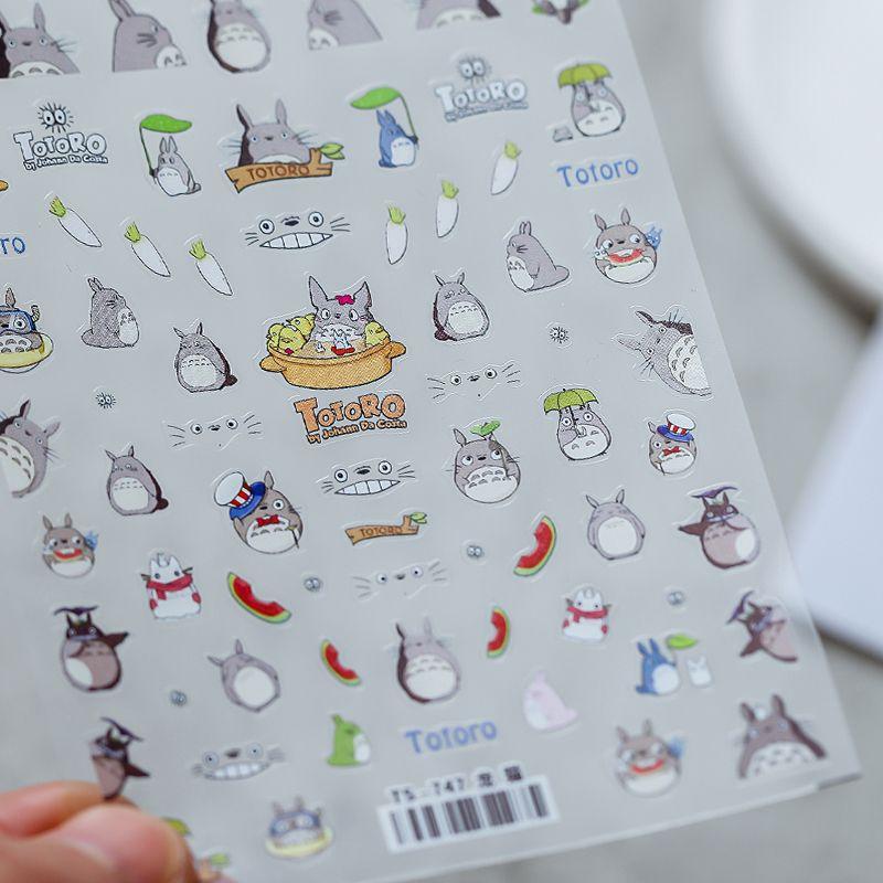 

Новый Крафт Водонепроницаемый Декоративный Мультяшный Стикер для Ногтей Тоторо TS-747 Totoro