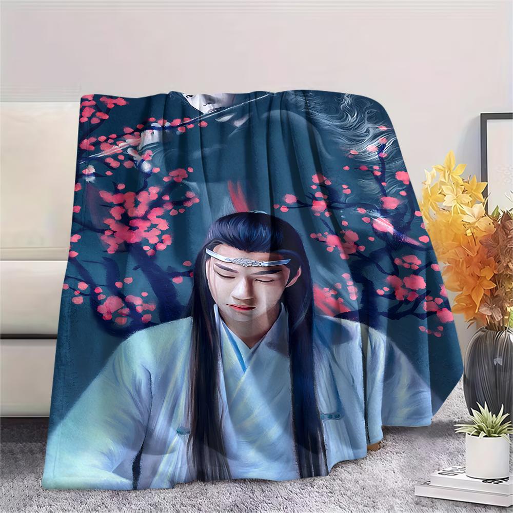 1Pc The Untamed Print Flannel Blanket, High quality Comfortable for All Seasons, Home Decor, Warmth and Comfort, Perfect for Christmas Gifts