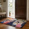HHoshino Ai Fußmatte Weiche Flanell-Absorptionsmatte Rutschfester Teppich Zuhause Schlafzimmer Badezimmer