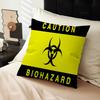 Games Biohazard Logo Pillow Cover Sofa Cushion Cover Home Room Decoration Children Gift