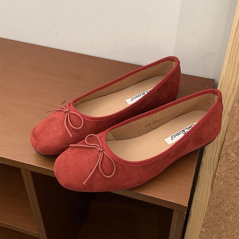 Fashion Female Slip On Footwear Women Ballet Flats Shoes Butterfly-Knot Fashion Shallow Ladies Flats With Shoes New In Summer Spring