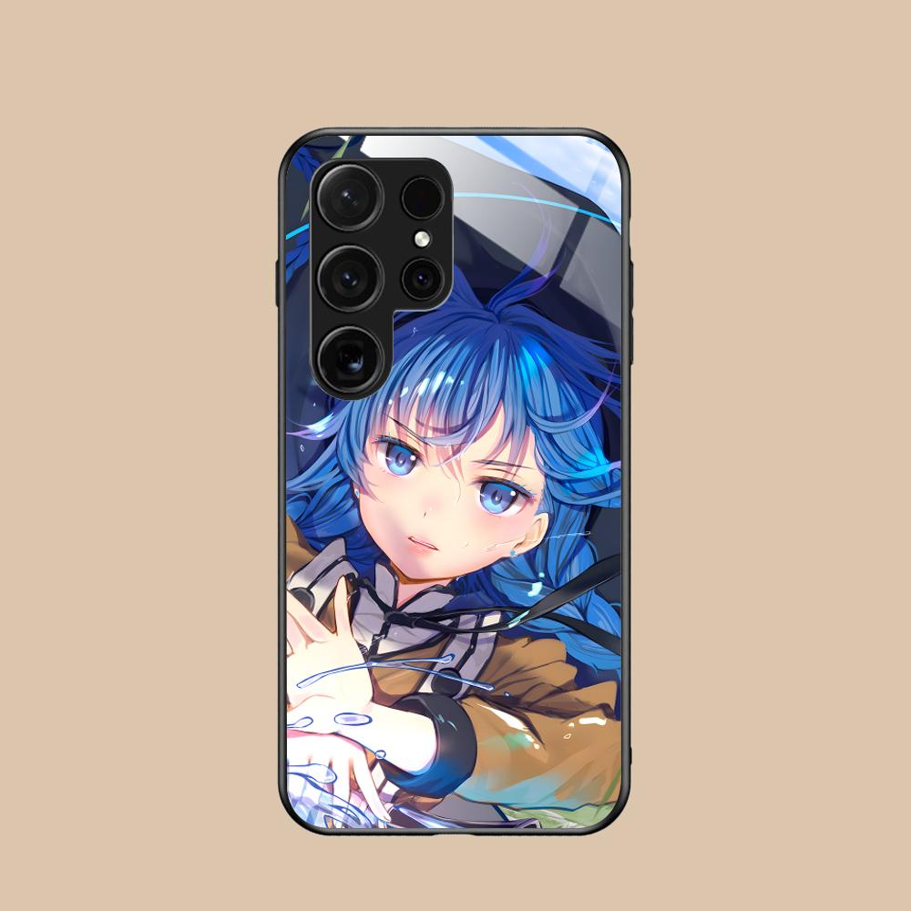 Mushoku Tensei Roxy Mobile Phone Case for Samsung Galaxy A56 55 54 53 52 51 36 35 34 23 16 15 5G Glass Colorful Cover Pretty