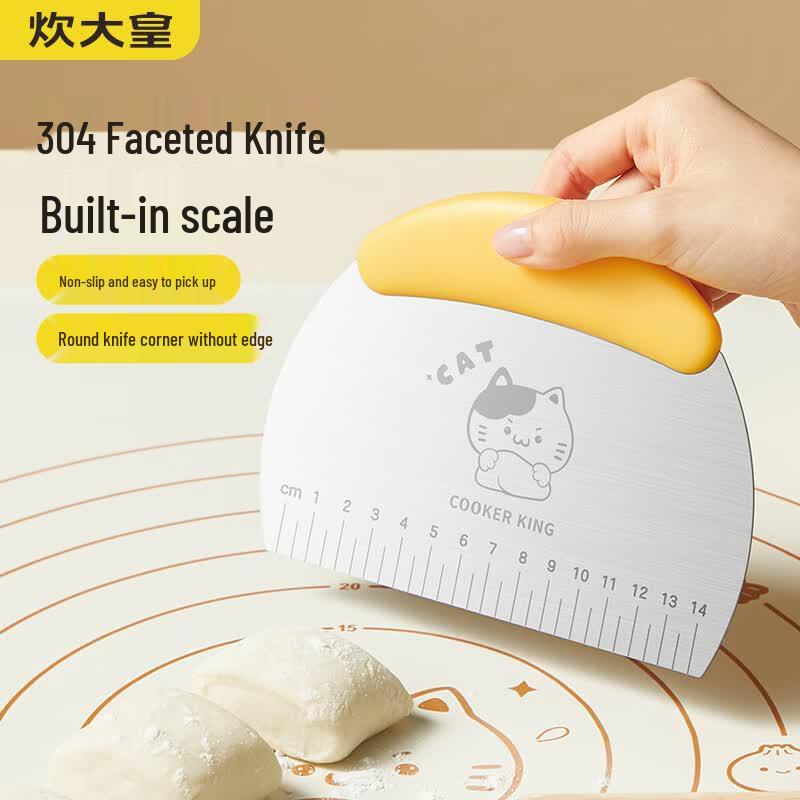 304 Stainless Steel Dough Cutter & Scraper