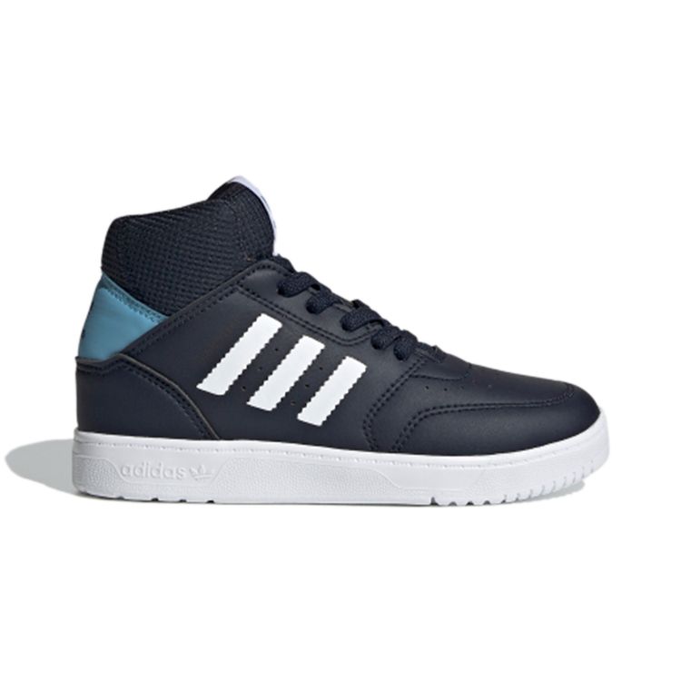 Adidas Originals Drop Step 360 C Comfortable Durable Mid-Top Kids Skate Shoes Blue Kids Skate Shoes FX4896