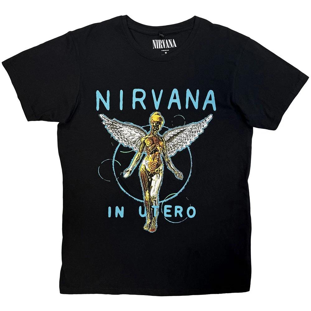 

Nirvana In Utero Neon Blue Premium Carbon Finish T Shirt 4XL