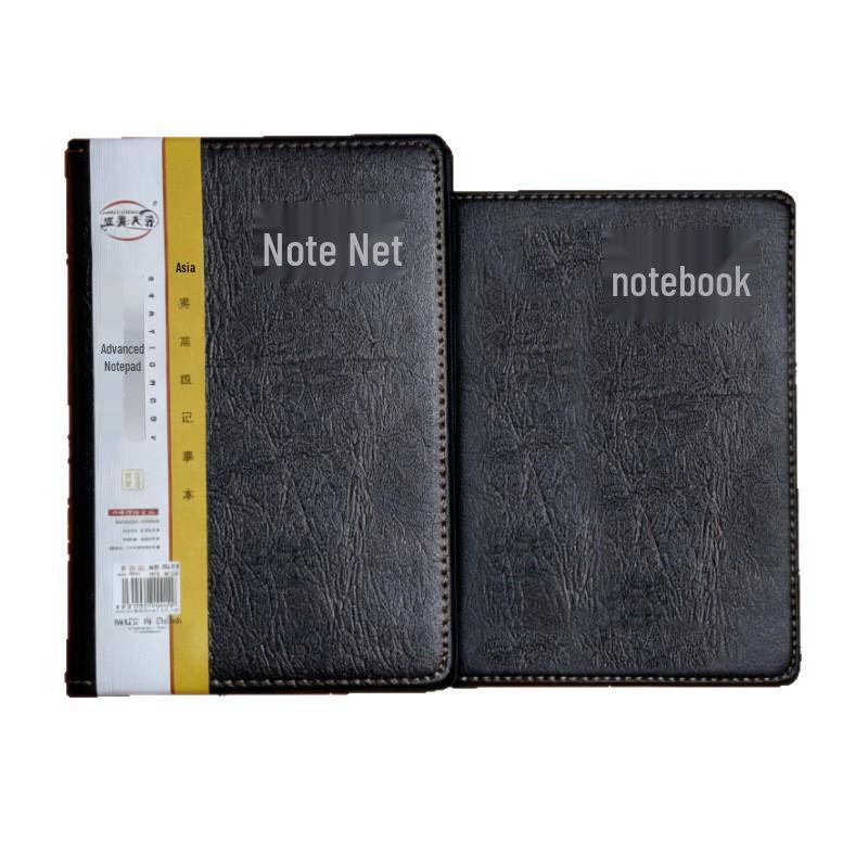 Black Leather Office & Student Notebook - 32K, 25K, 18K Sizes
