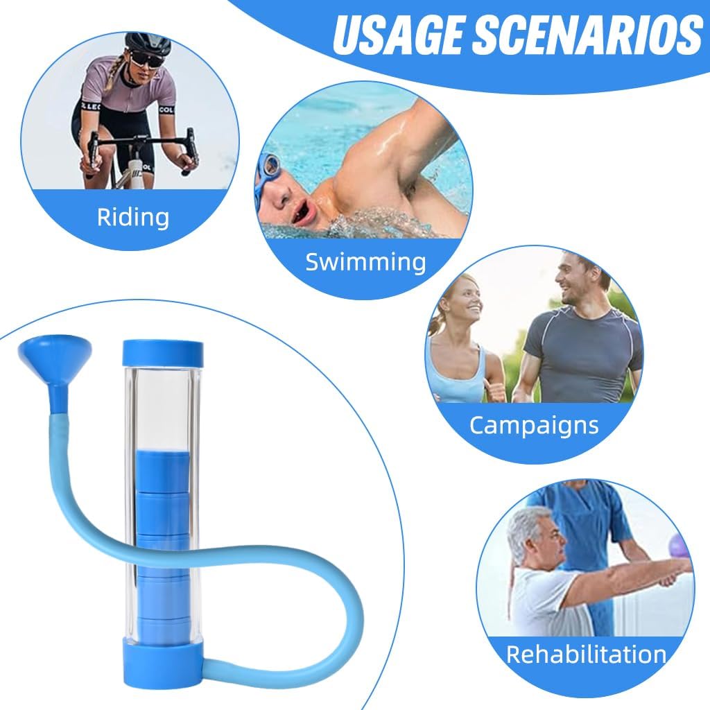ARUP Breathing Exercise Device Washable Home Office Breathing Dumbbell for Lungs Abdominal Exerciser Practical Fitness, Running & Yoga | Fitness Eq